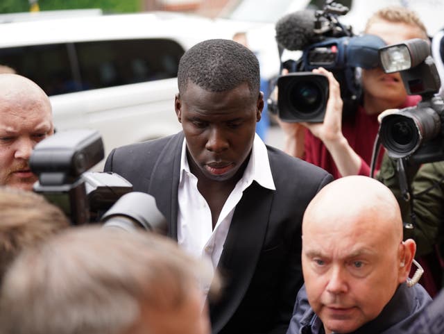 West Ham defender Kurt Zouma arrives at Thames Magistrates’ Court, London, where he will be sentenced for kicking his cat after being prosecuted by the RSPCA under the Animal Welfare Act. Zouma admitted two counts of animal cruelty on May 24, after a video filmed by his brother Yoan was posted on Snapchat. Picture date: Wednesday June 1, 2022.