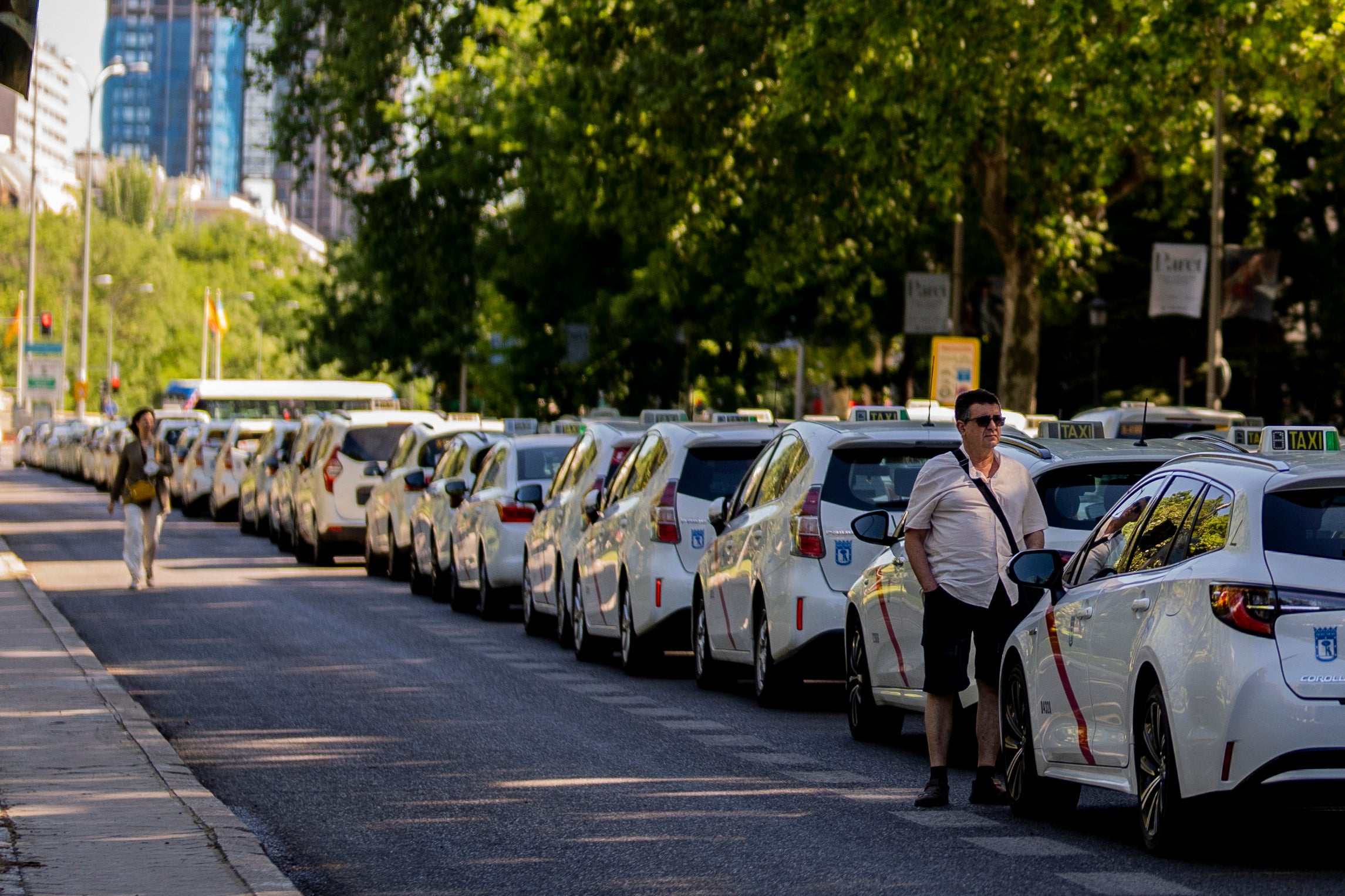 Spain Taxi Protest