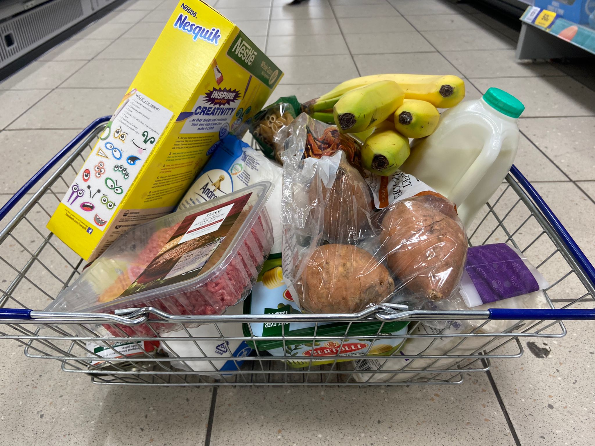 Our reporter did a shop of household food items in Tesco to find out how families are being hit by price surges