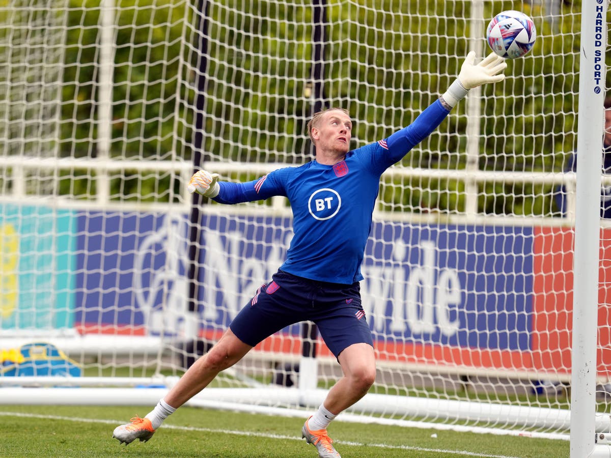 Jordan Pickford relishing challenge of staying England’s No 1 goalkeeper Jordan Pickford relishing challenge of staying England’s No 1 goalkeeper