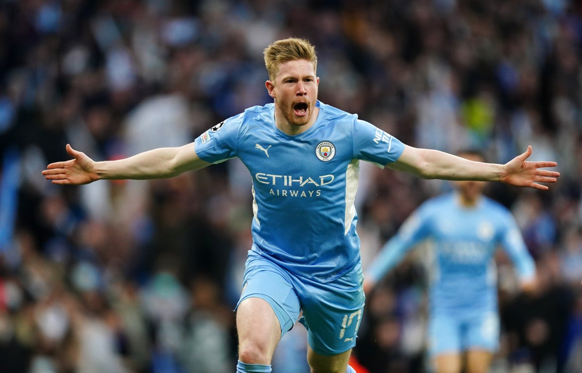 Two-time winner Kevin De Bruyne on shortlist for PFA player of the year award