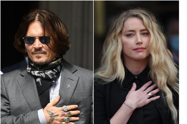 Johnny Depp and Amber Heard (Kirsty O’Connor/Yui Mok/PA)