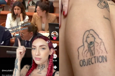 Woman sparks debate by giving herself a tattoo of Johnny Depp’s lawyer Camille Vasquez