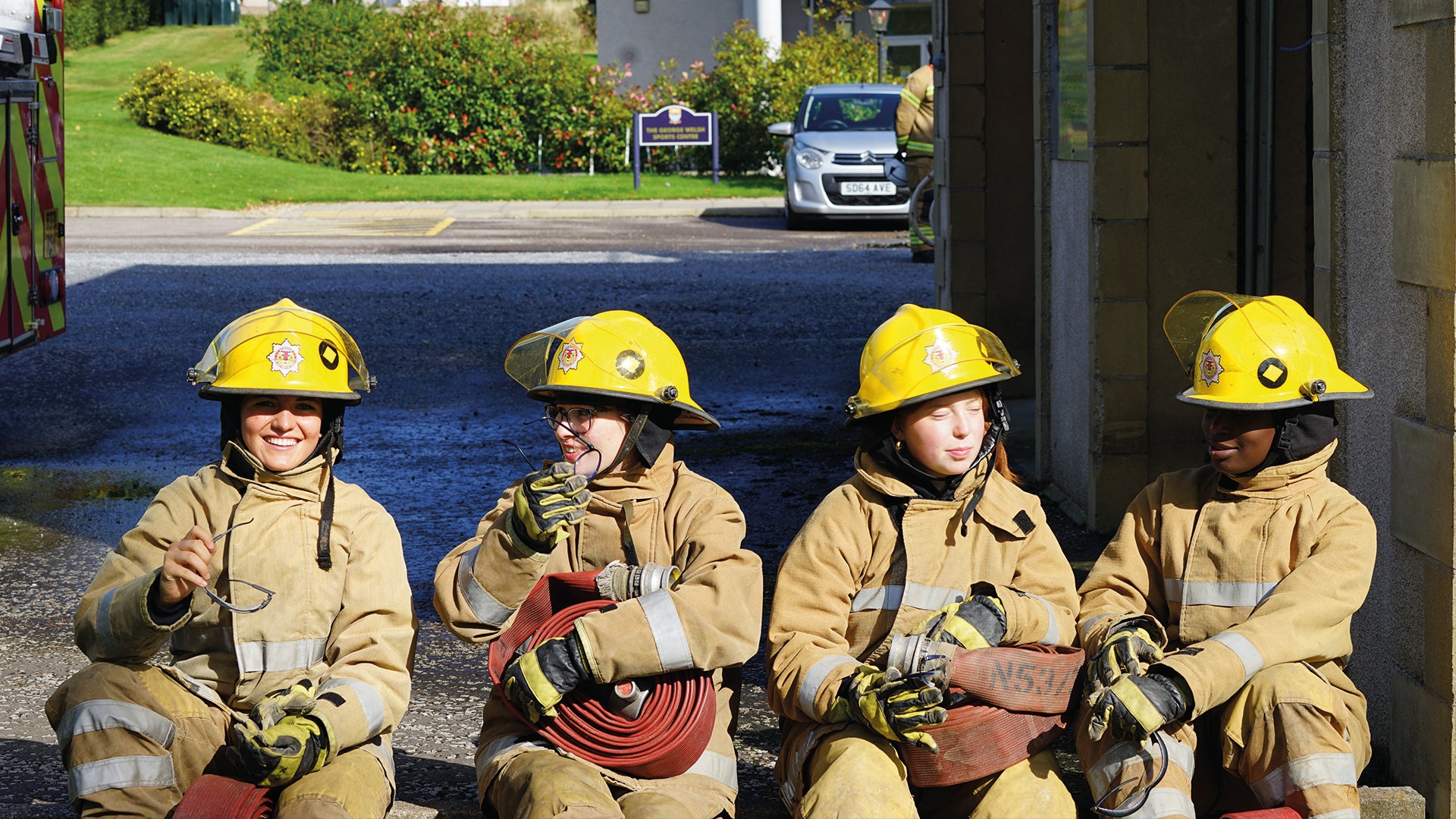 Gordonstoun’s volunteer fire service has been awarded The Queen’s Award for Voluntary Service – the highest award a local voluntary group can receive in the UK and is equivalent to an MBE (Gordonstoun/PA)