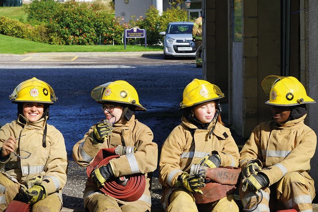Gordonstoun’s volunteer fire service has been awarded The Queen’s Award for Voluntary Service – the highest award a local voluntary group can receive in the UK and is equivalent to an MBE (Gordonstoun/PA)