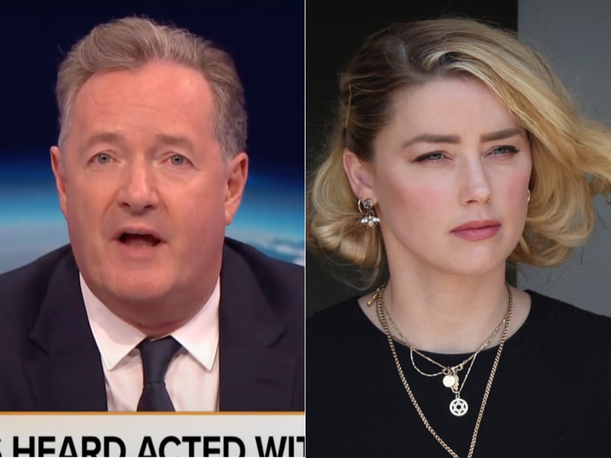 Piers Morgan says it's 'hard to imagine a bigger humiliation for Amber Heard'  after Johnny Depp's victory | The Independent