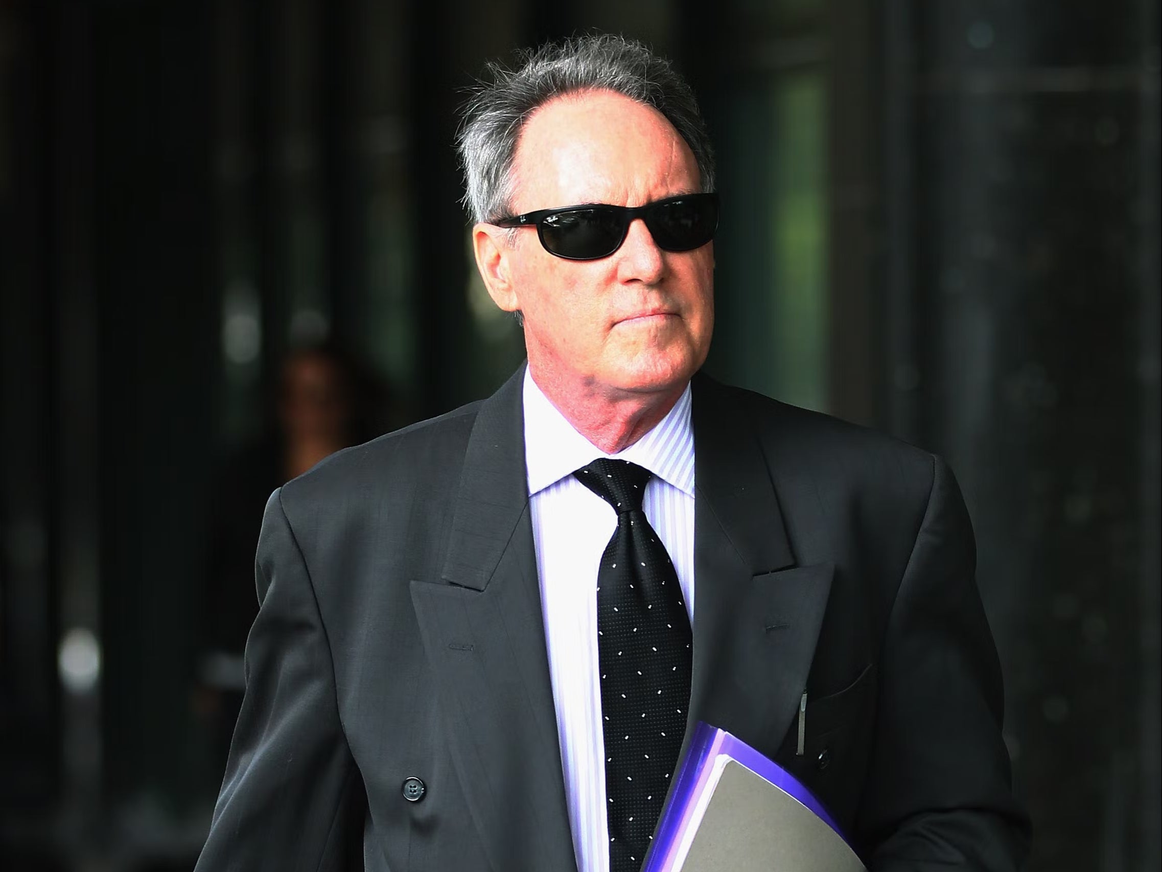 Robert Hughes appears in court in 2014