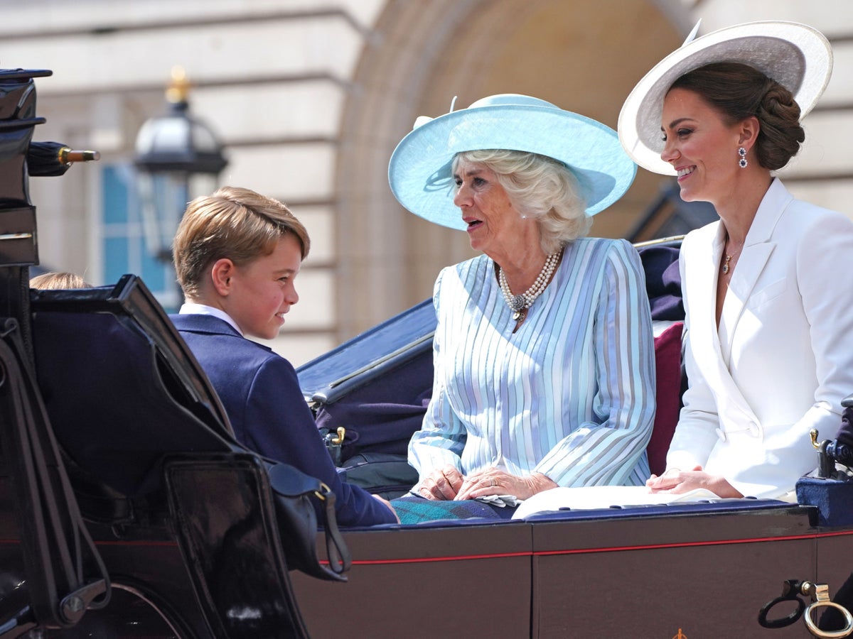 William and Kate’s children join the Trooping the Colour procession for first time