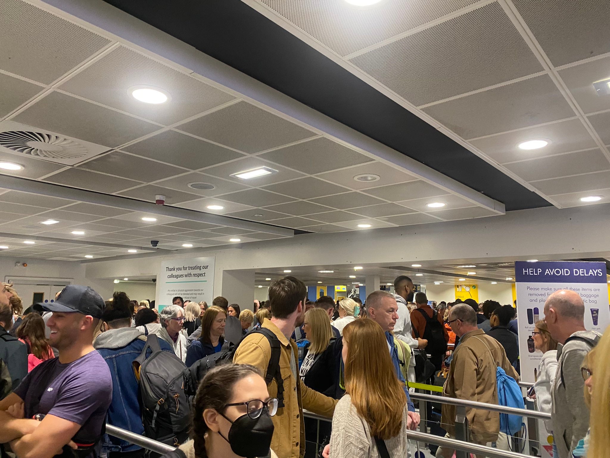 Holly’s experience in Manchester’s security queue