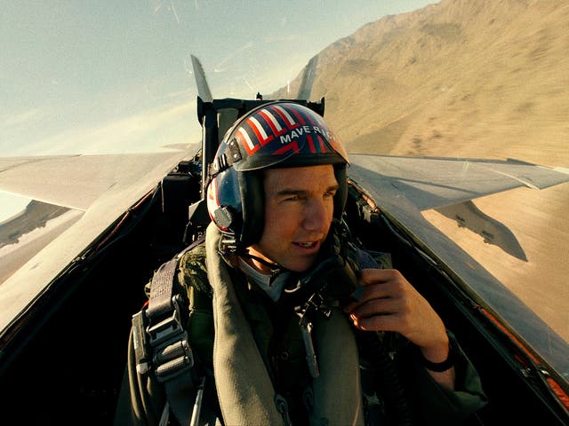 <p>Tom Cruise in ‘Top Gun: Maverick'</p>