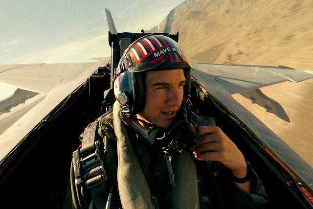 <p>Tom Cruise in ‘Top Gun: Maverick'</p>