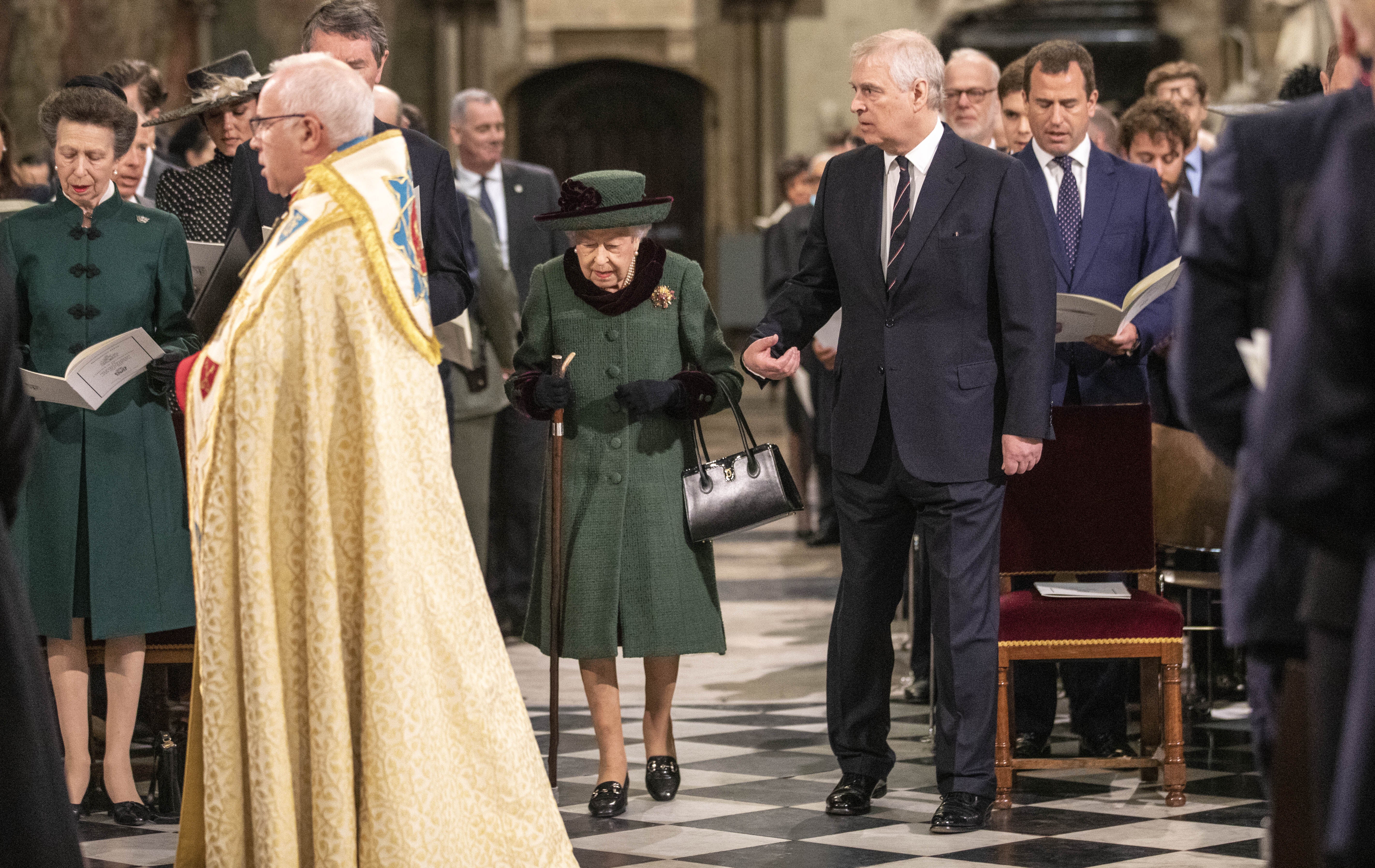 The Queen and the Duke of York (Richard Pohle/The Times/PA)