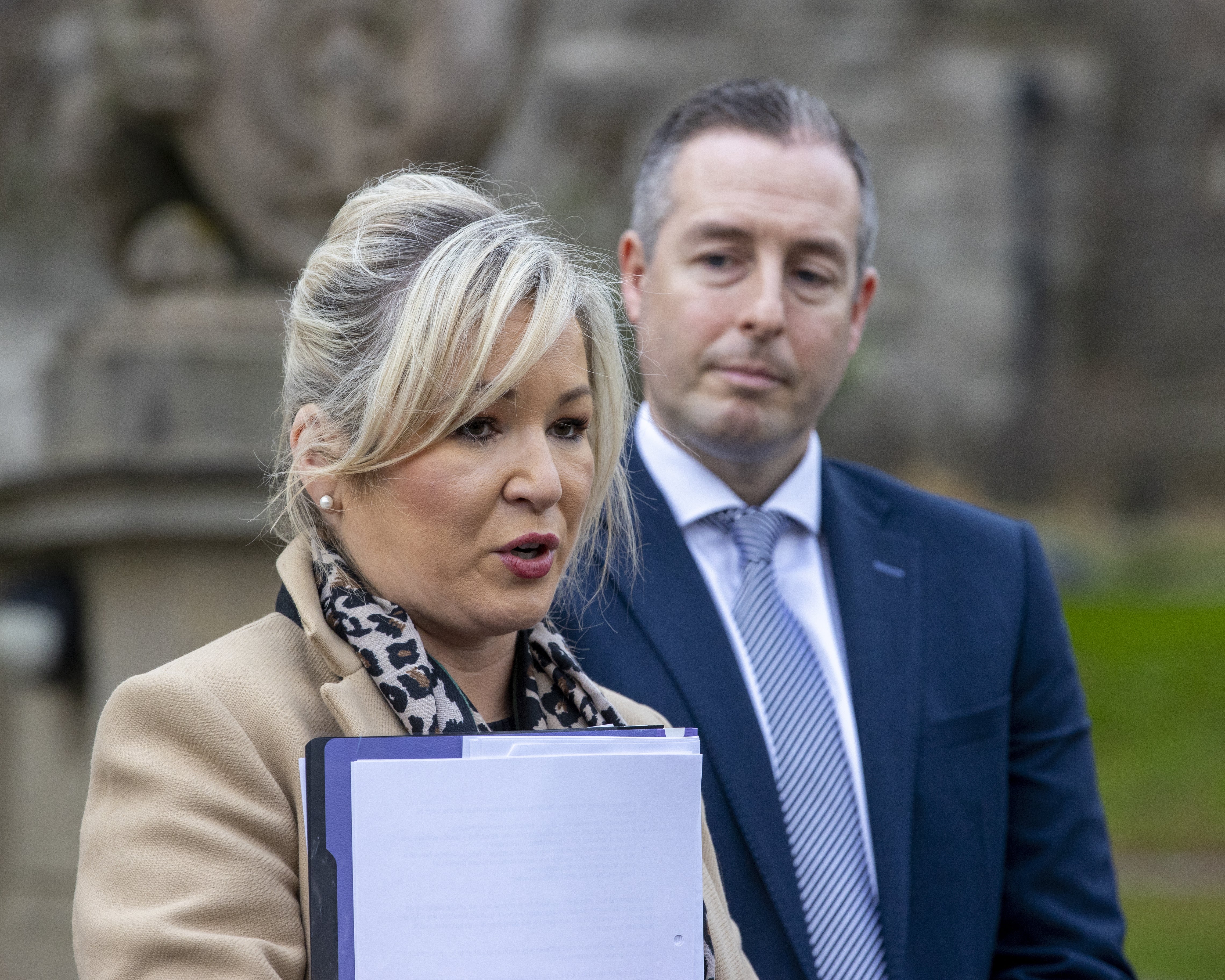 Michelle O’Neill and Paul Givan (Liam McBurney/PA)