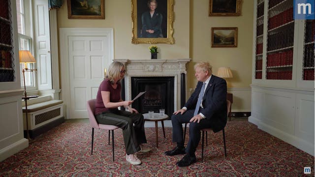 <p>The man himself got away with a fairly soft interview about how good he is at changing nappies</p>