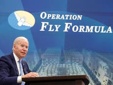 ‘They did, but I didn’t’: Biden denies baby formula makers’ claim shortage was expected in awkward joint briefing