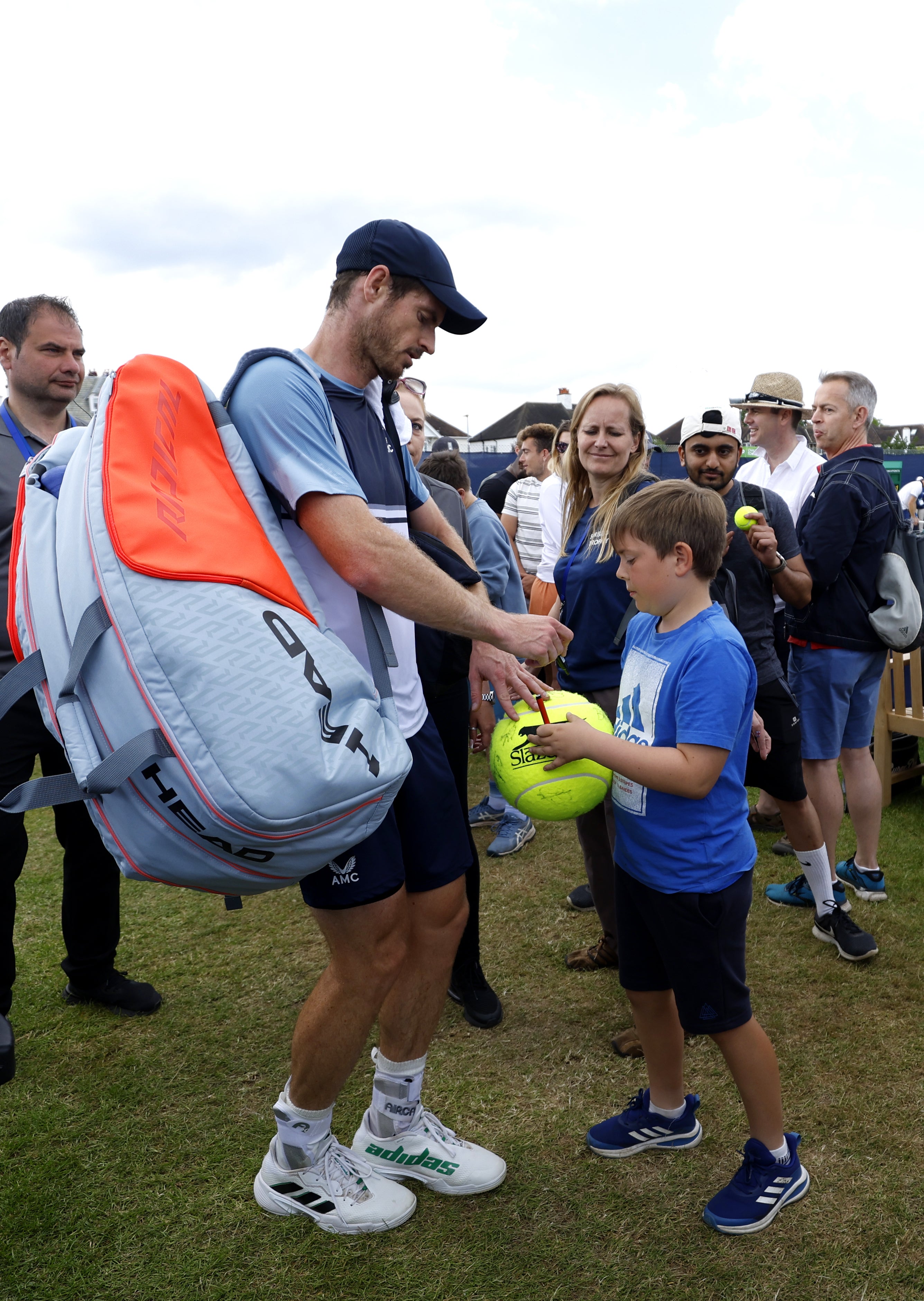 Fans flocked to see Murray in action (Steven Paston/PA)