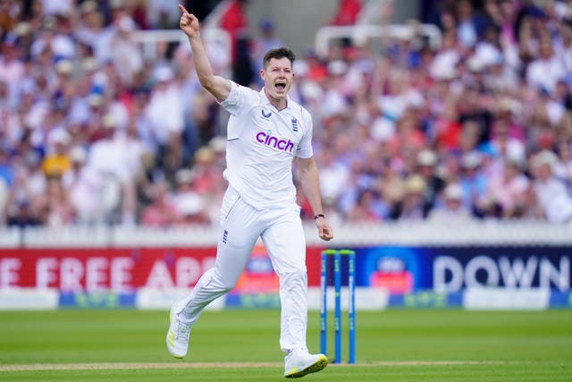 Matthew Potts made a fantastic start to his England career (Adam Davy/PA)