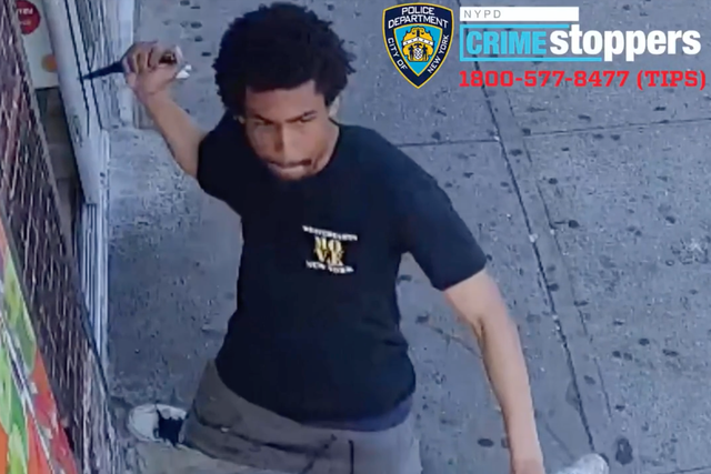 <p>Police say this man, whom they’ve identified as Osie Lewis, stabbed a teenage girl as she entered a deli in Brooklyn</p>