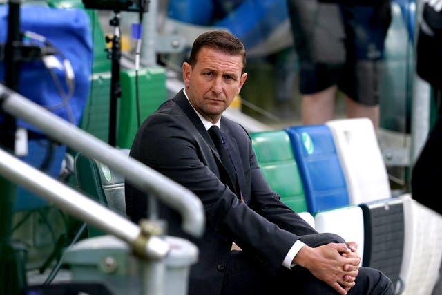 Ian Baraclough was left frustrated by Northern Ireland’s defeat to Greece (Brian Lawless/PA)