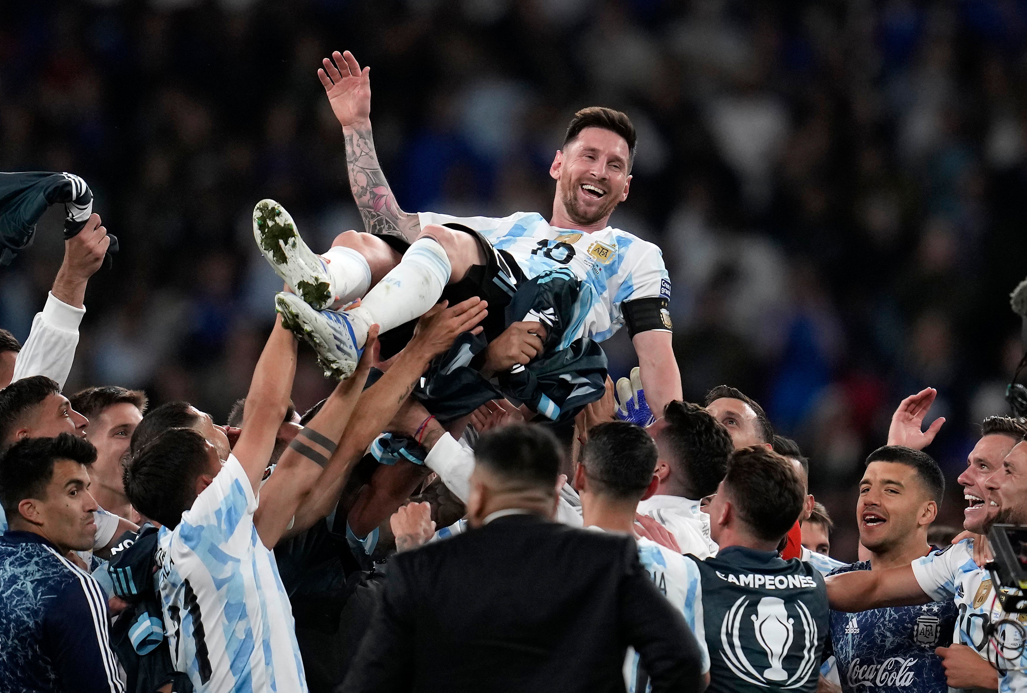 Argentina, led by Lionel Messi, beat Italy at Wembley this week