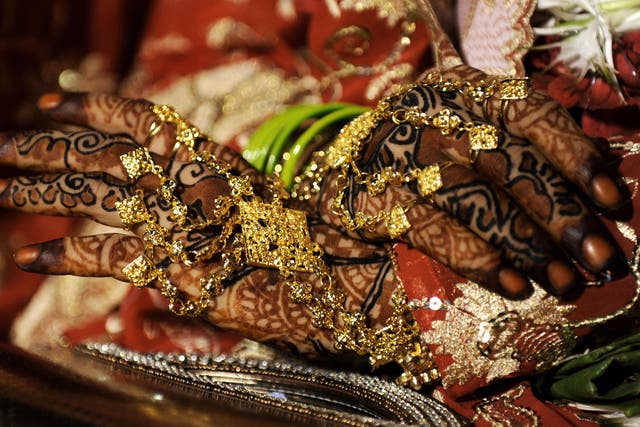 <p>Representative image: An Indian bride during her wedding ceremony</p>