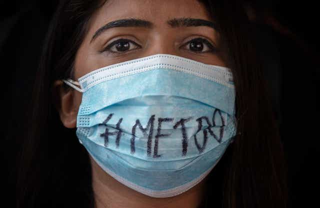 <p>Hundreds of women marched against the rising rape and domestic violence rates against women, in Kathmandu last month </p>