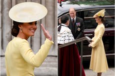 Duchess of Cambridge looks radiant in yellow Emilia Wickstead dress at St Paul’s thanksgiving service