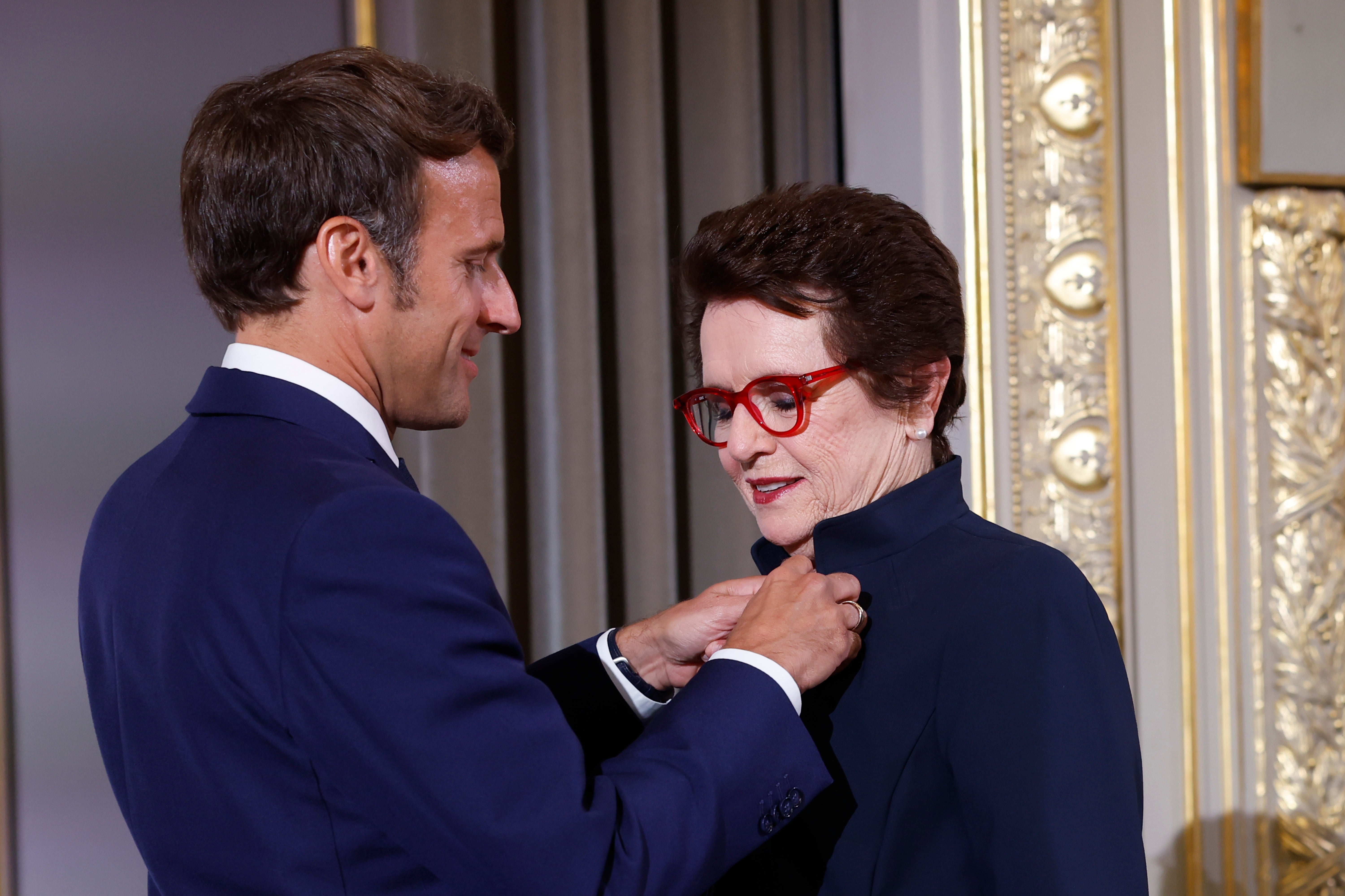 France Tennis Billie Jean King