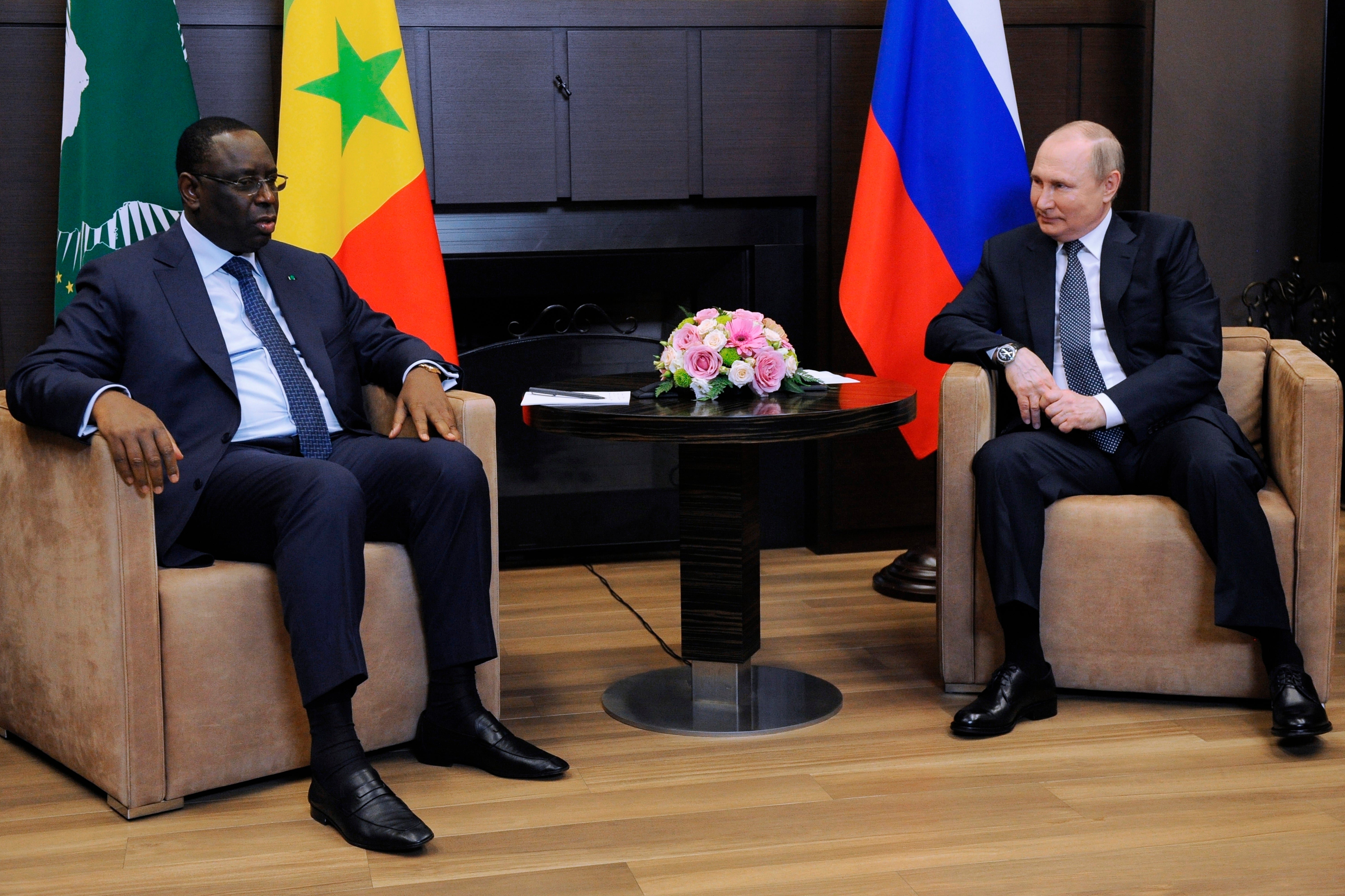Russia Senegal Putin