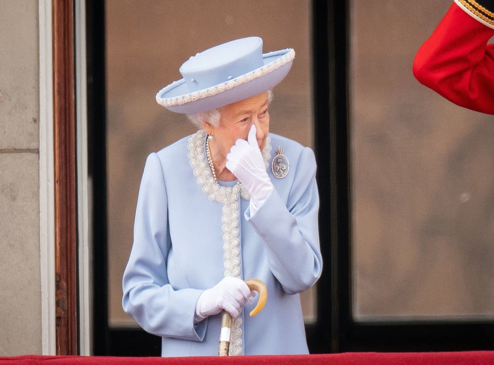 The Queen watched the Royal Procession from the balcony at Buckingham Palace (Aaron Chown/PA)
