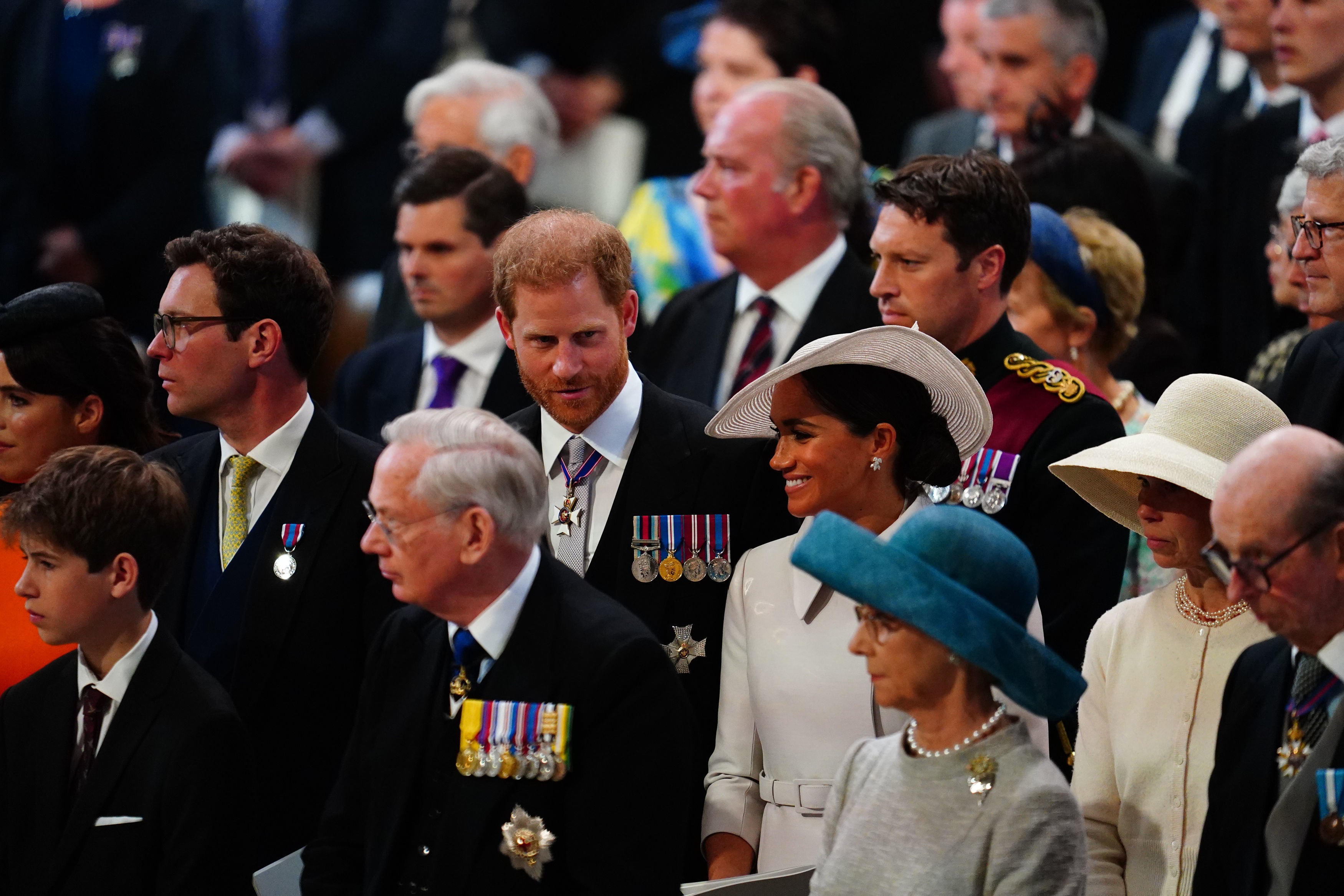 The Sussexes are no longer senior working royals (Victoria Jones/PA)