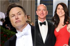 Elon Musk accuses Mackenzie Scott of hijacking Democrats to take aim at ex-husband Jeff Bezos