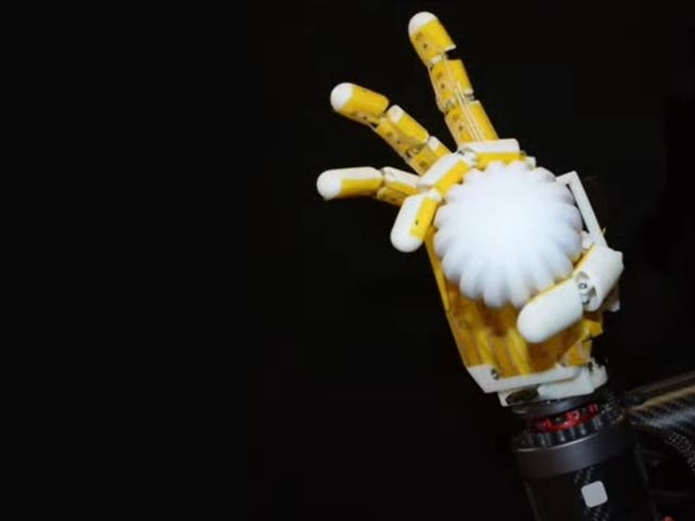 <p>Artificial skin developed by scientists at Caltech aims to give humans more precise control over robots</p>