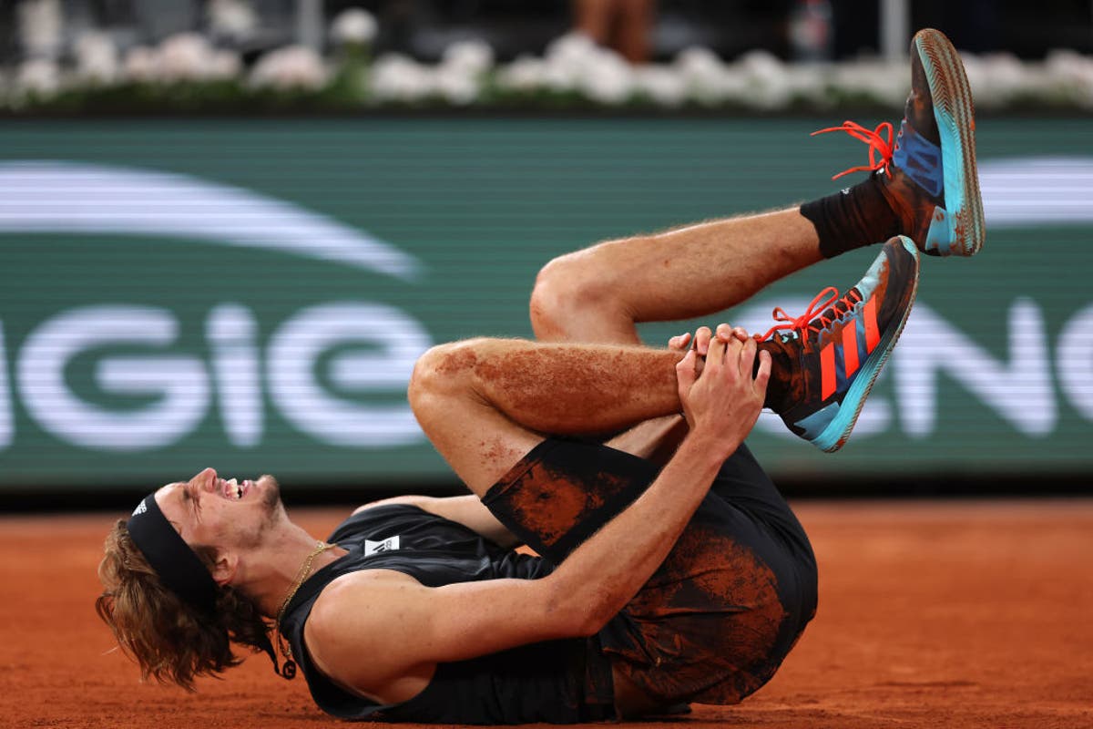 French Open 2022 LIVE: Nadal vs Zverev latest updates as German leaves court on wheelchair after injury