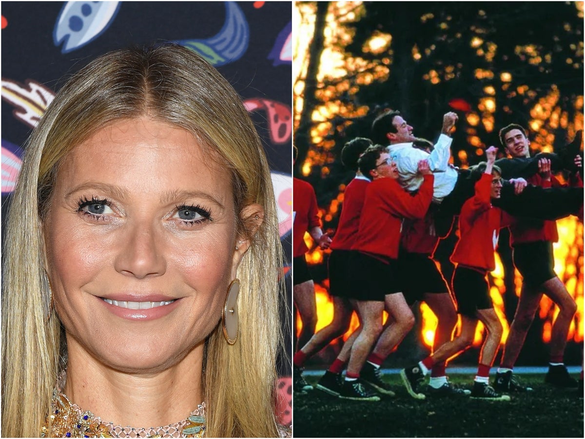 Gwyneth Paltrow jokingly wishes she had kissed more of the Dead Poets Society cast