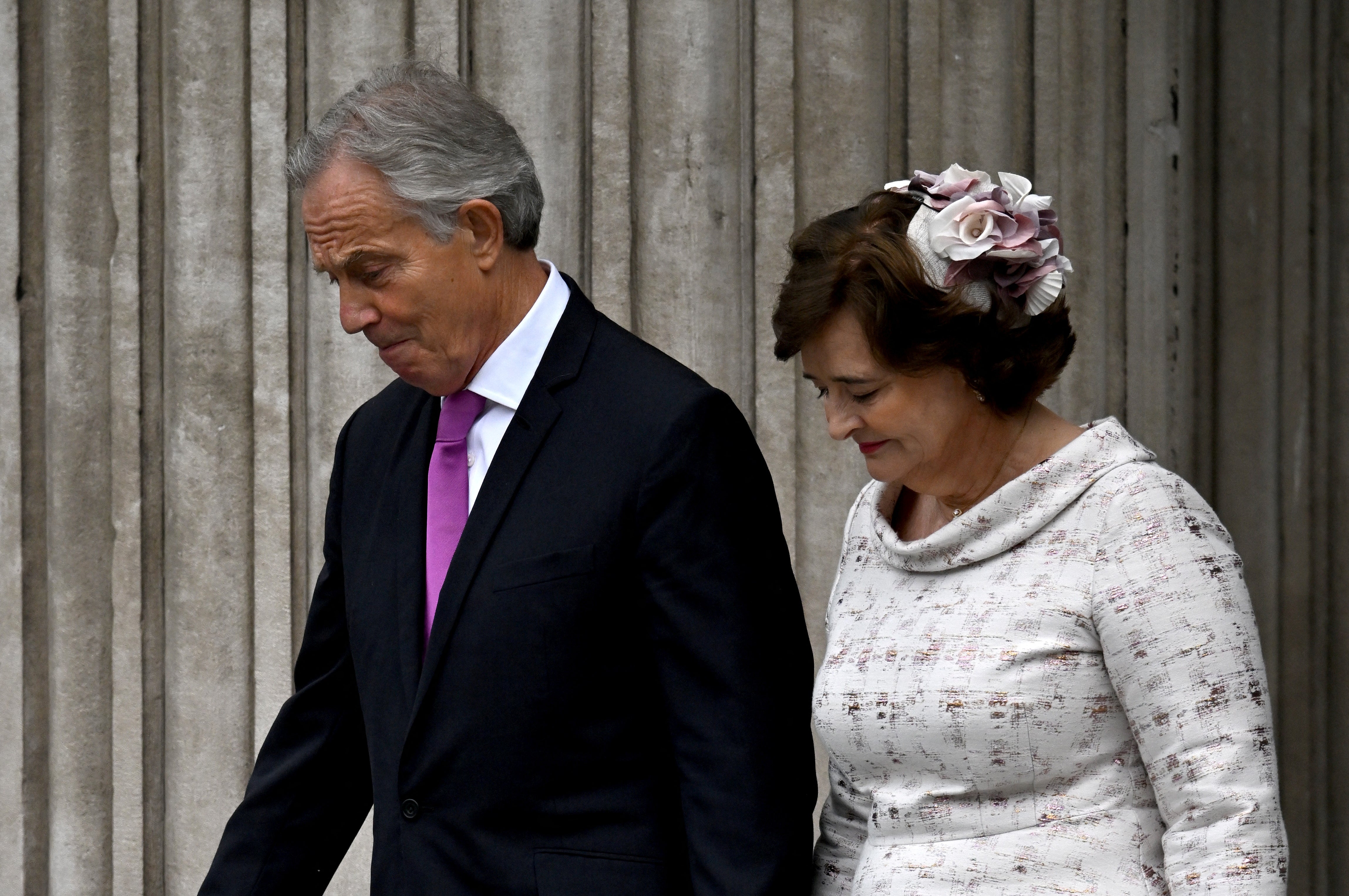 Tony and Cherie Blair