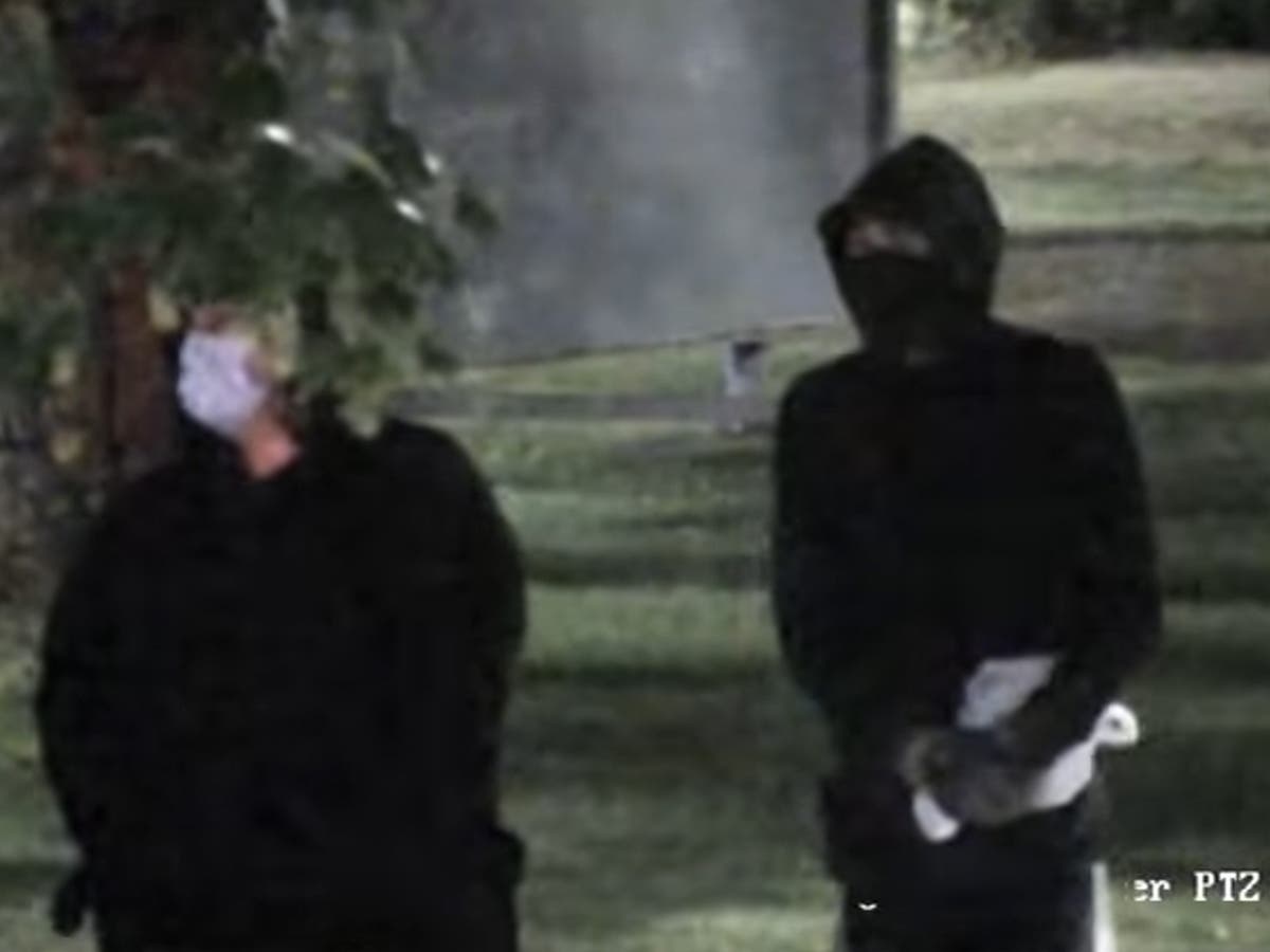 Police release CCTV in hunt for Margaret Thatcher statue vandals