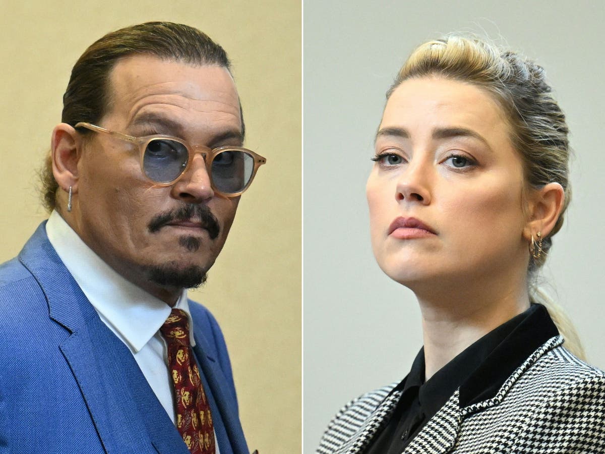 Johnny Depp v Amber Heard jurors ‘fell asleep’ during testimony, stenographer says