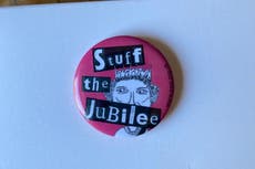 Does anybody want one of my ‘stuff the jubilee’ badges?