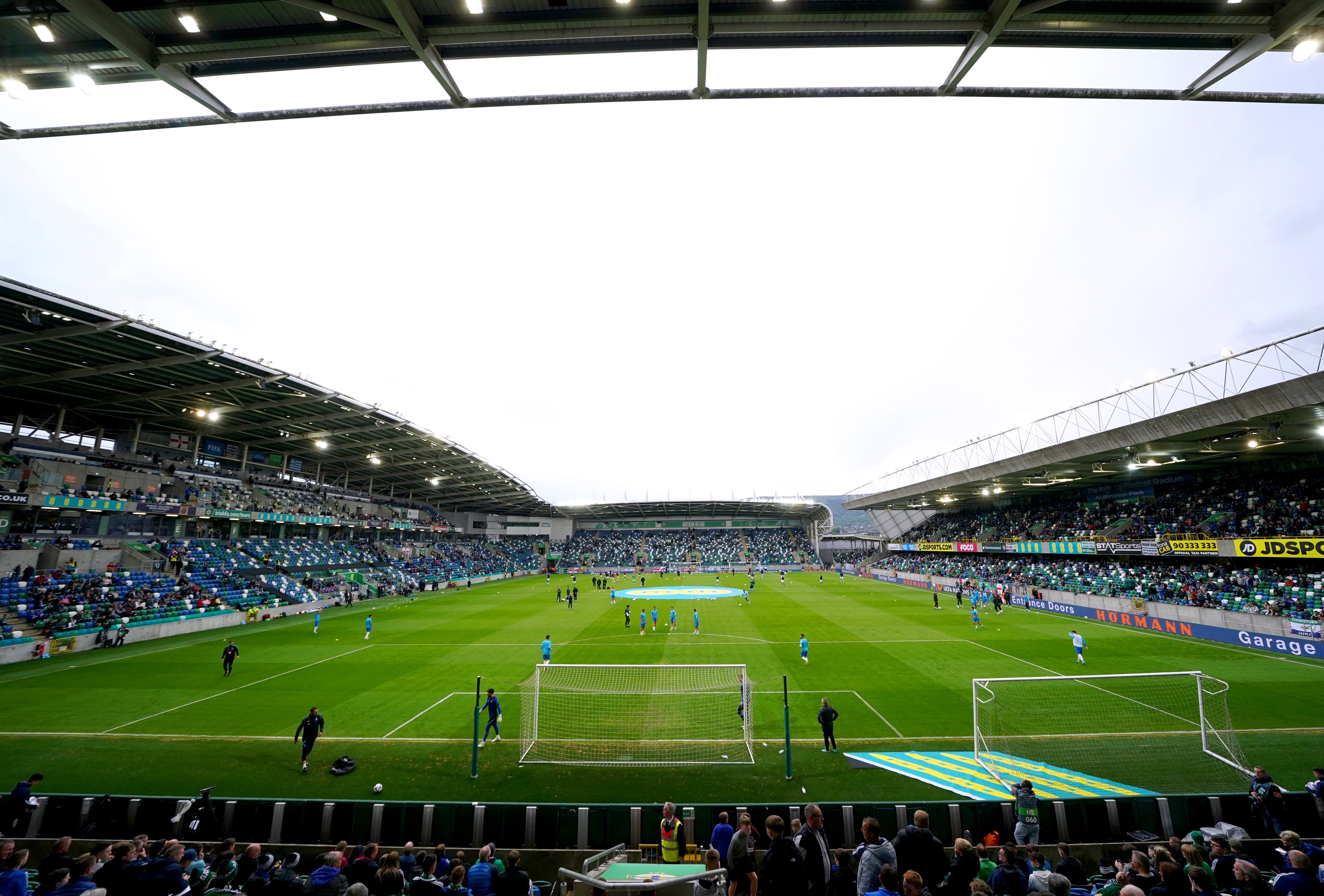 Northern Ireland’s recent form has been better away from Windsor Park (Brian Lawless/PA)