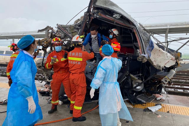 China Train Crash