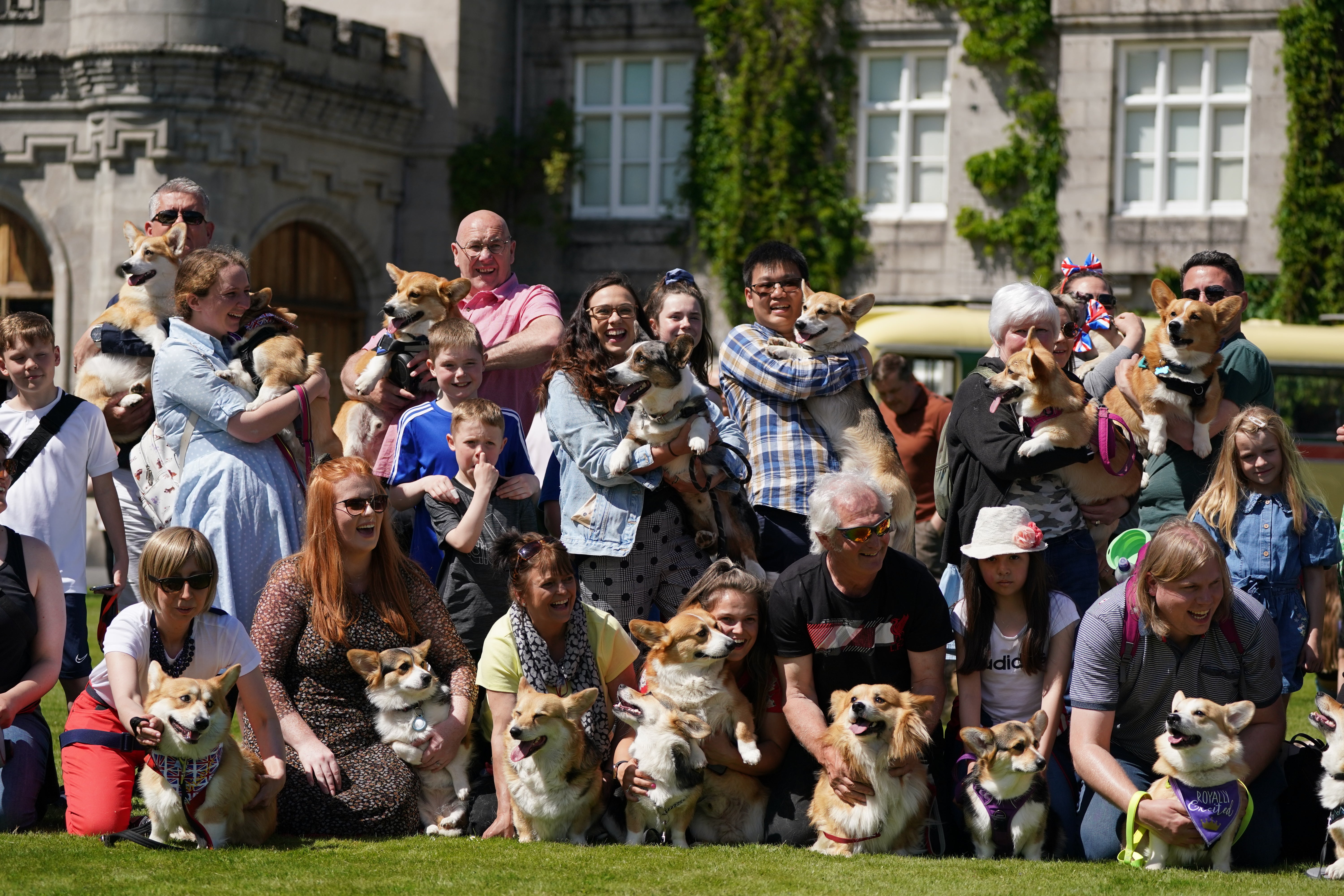 Dog owners enjoyed the event in the sunshine (Andrew Milligan/PA)