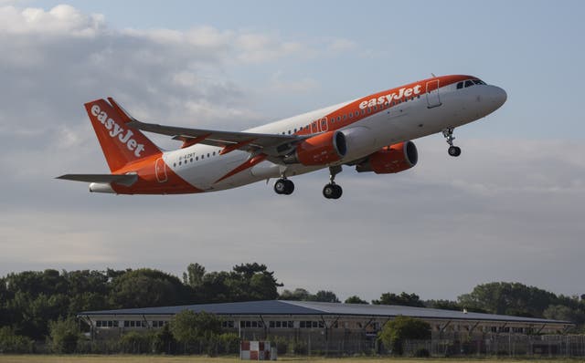 At least 20 easyJet flights have been cancelled at Gatwick airport (Matt Alexander/PA)