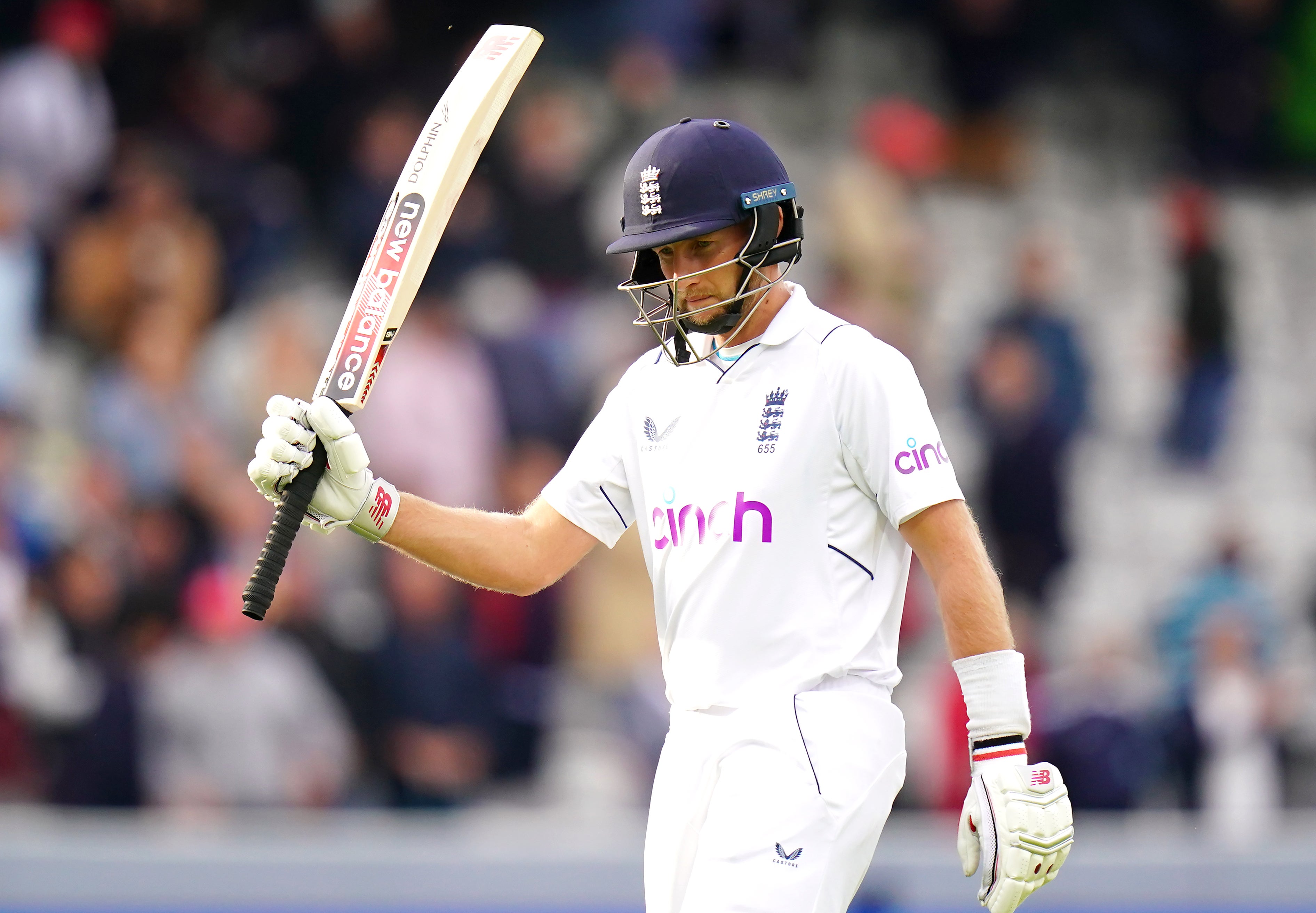 Joe Root hit a half century for England at Lord’s