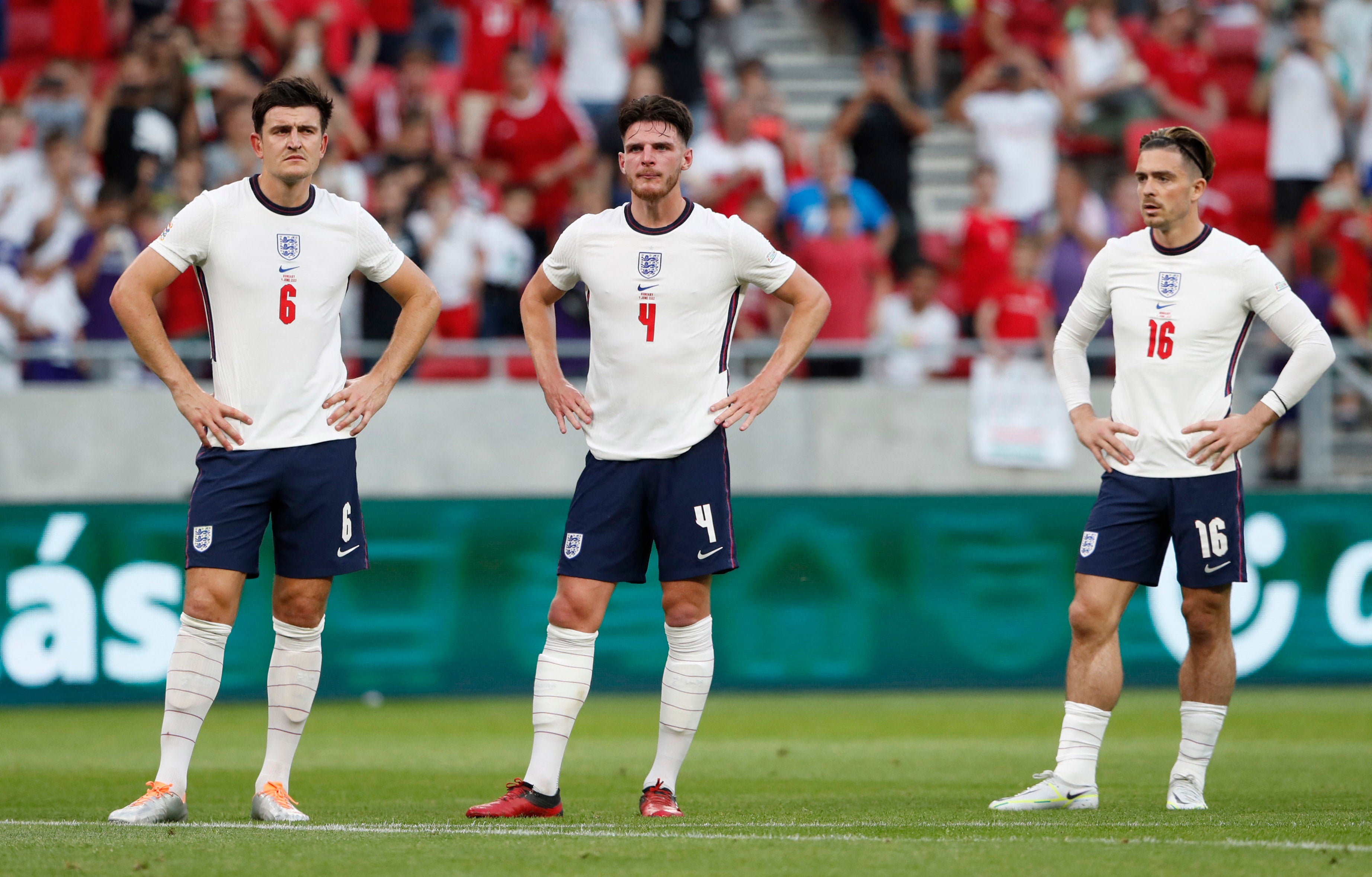 Harry Maguire, Declan Rice and Jack Grealish come to terms with England‘s first loss to Hungary in 60 years