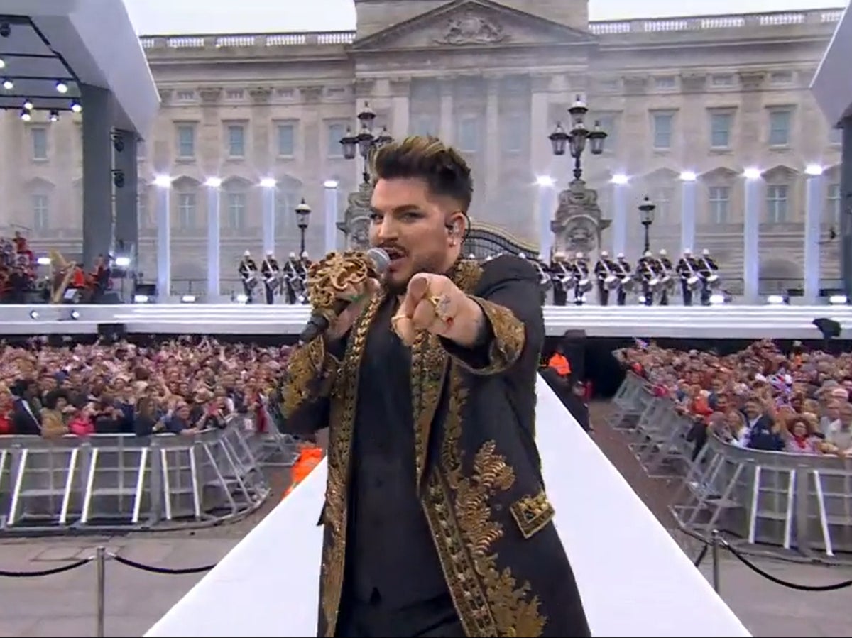 Platinum Jubilee concert – live: Queen and Adam Lambert kick off BBC celebration