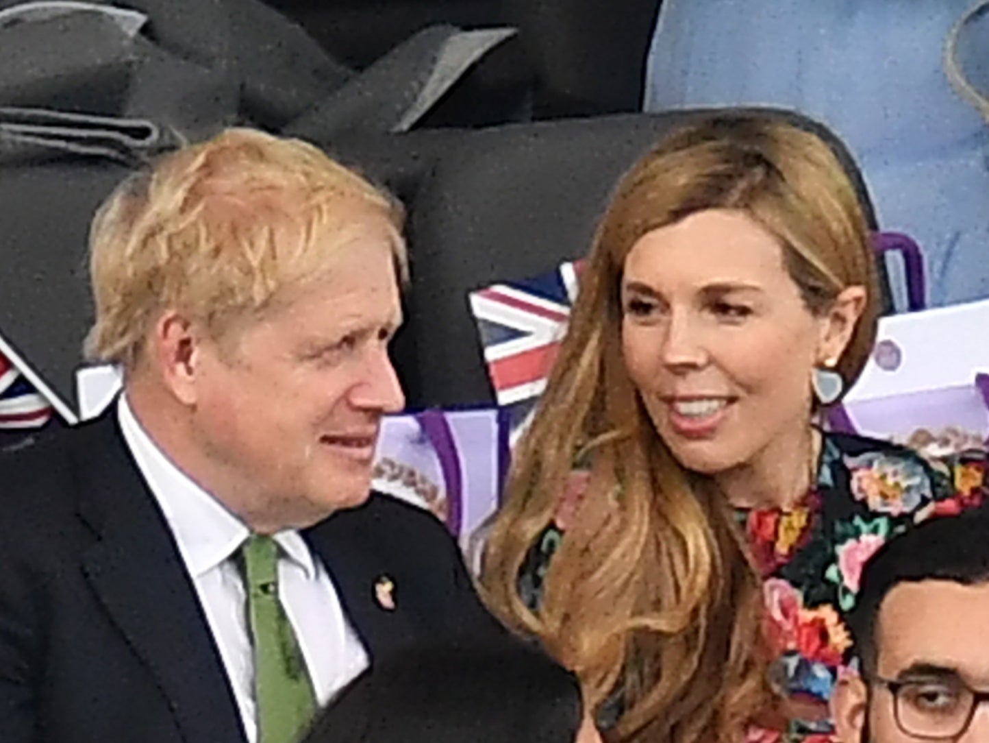 Boris Johnson and wife Carrie Symonds attended the platinum jubilee concert