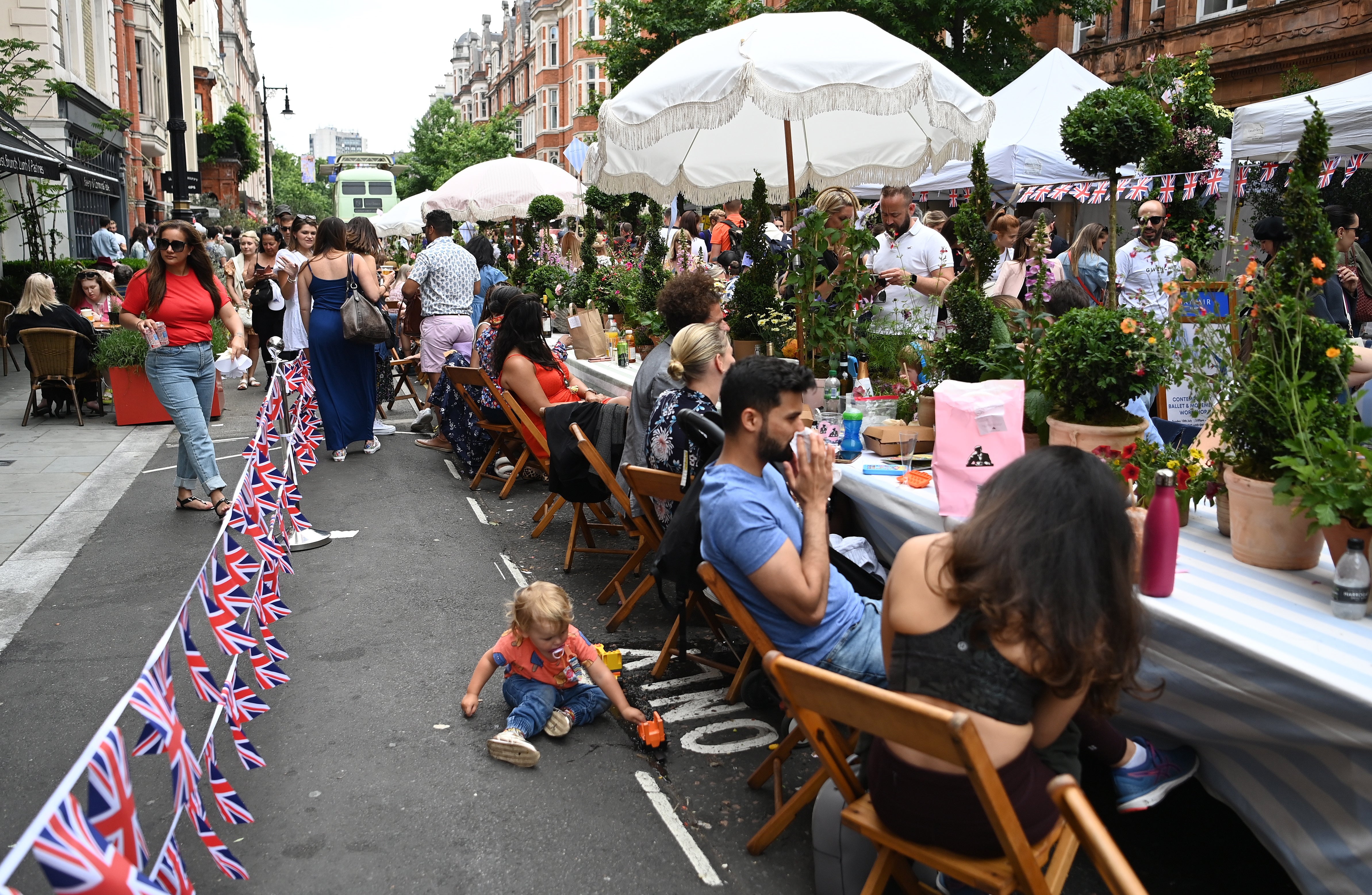 Up to 10 million people are expected to attend street parties across the UK on Sunday