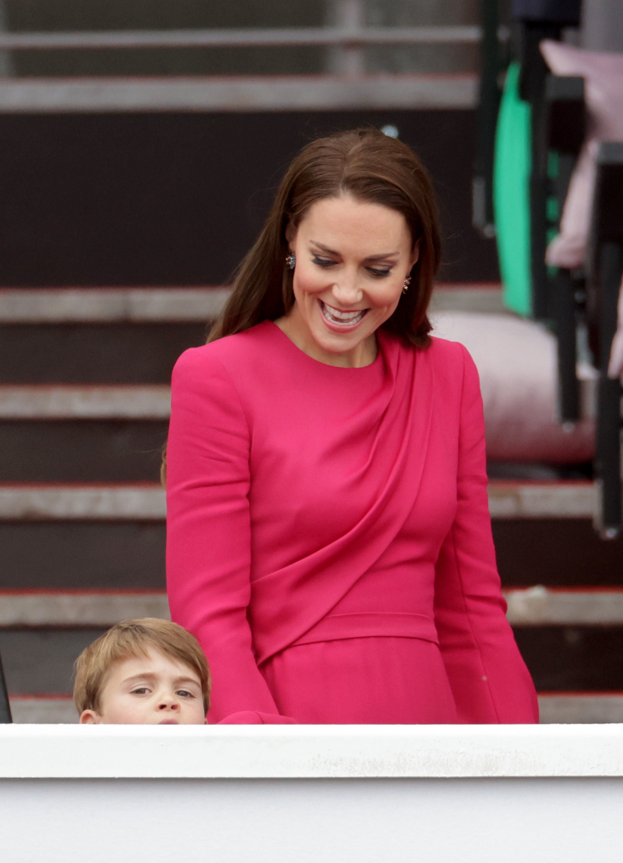 Kate is joined by Prince Louis