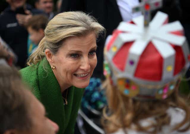 The Countess of Wessex during the Big Jubilee Lunch (Daniel Leal/PA)